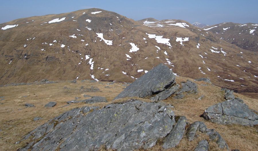 Meall Glas from summit of Beinn nan Imirean