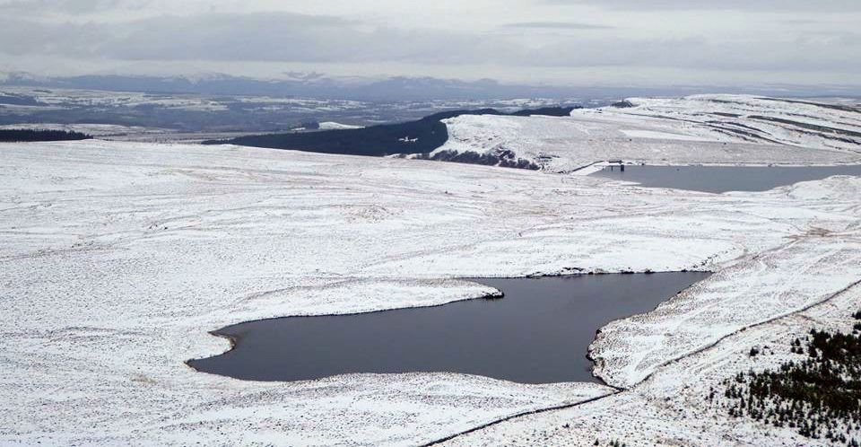 Campsie Fells from Trig Point on Duncolm