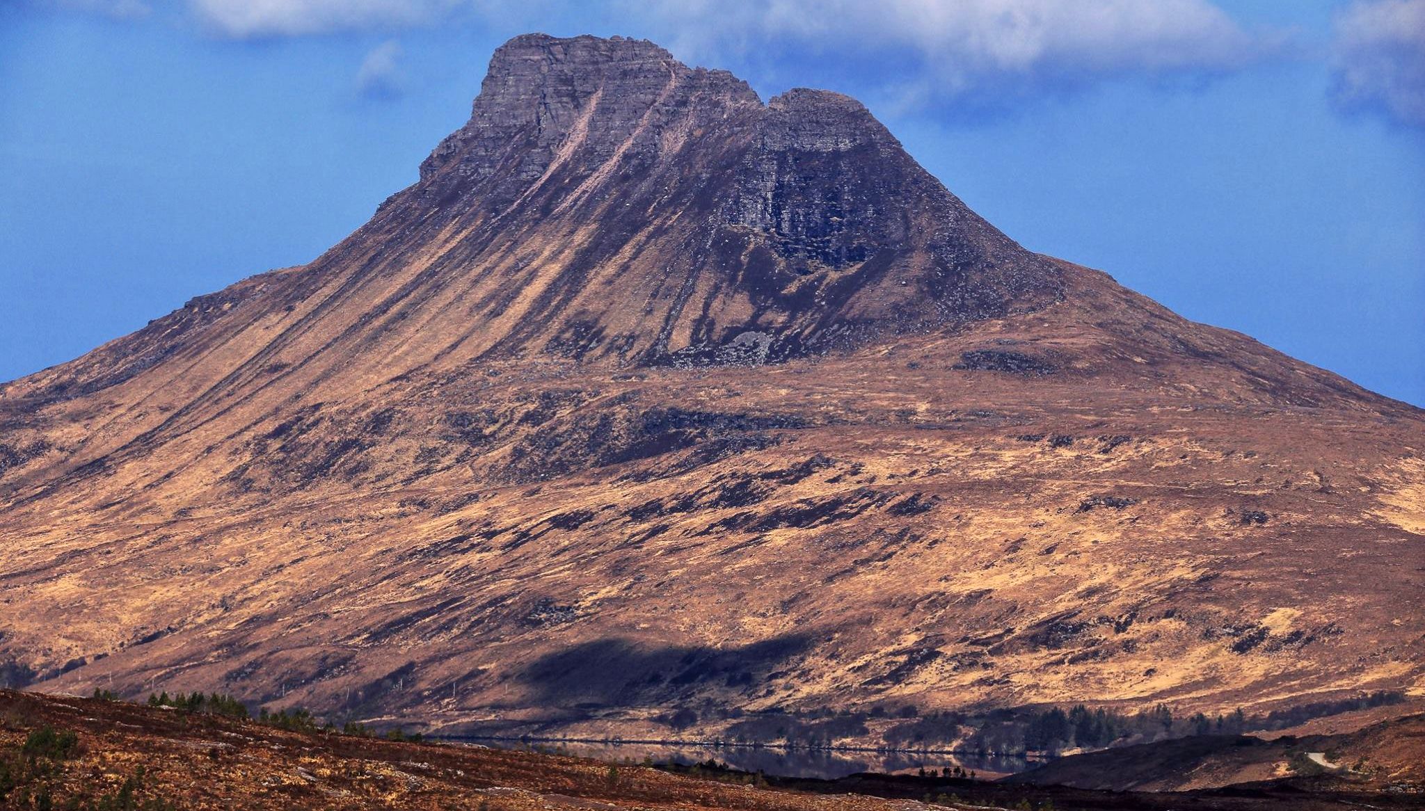 Stac Pollaidh in Wester Ross in the NW Highlands of Scotland