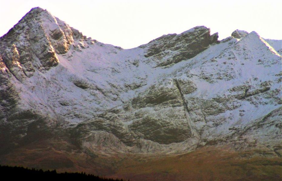 Coire Bhasteir with Am Bhasteir and the Bhasteir Tooth on the Island of Skye