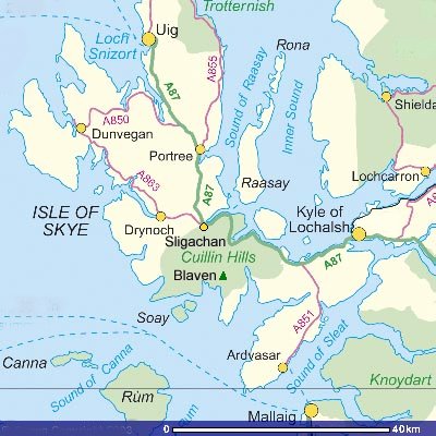 Map of Skye