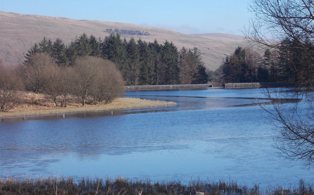 Campsie Fells beyond Deil's Craig Dam