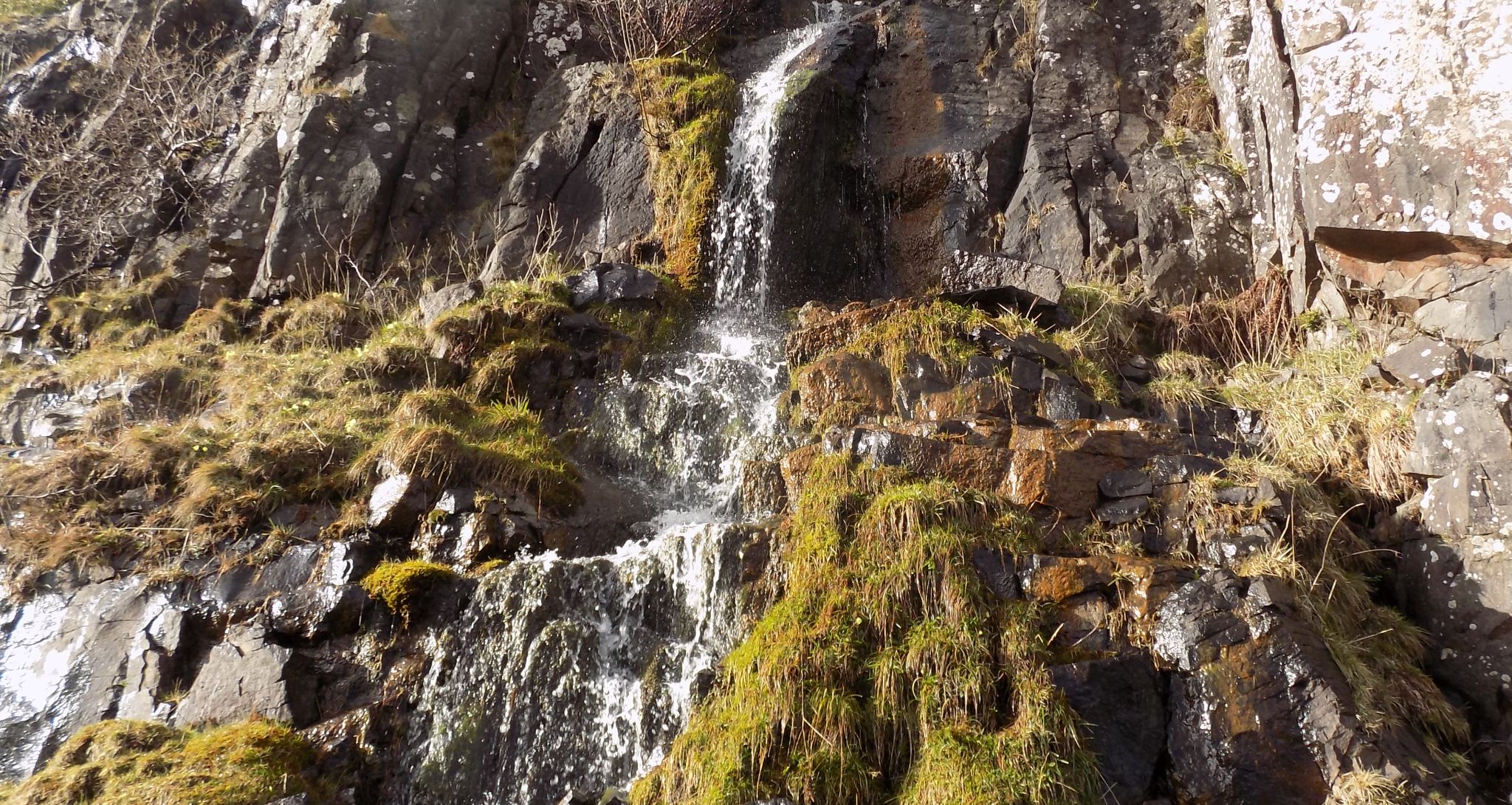 Waterfall on Double Craigs in Fintry Hills