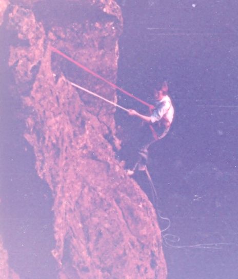 Abseiling off Rock Cliffs at The Whangie