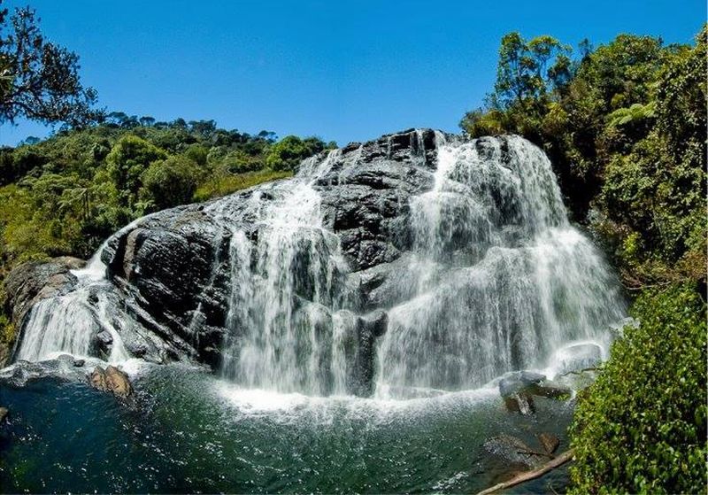 Baker's Falls in Horton Plains National Park