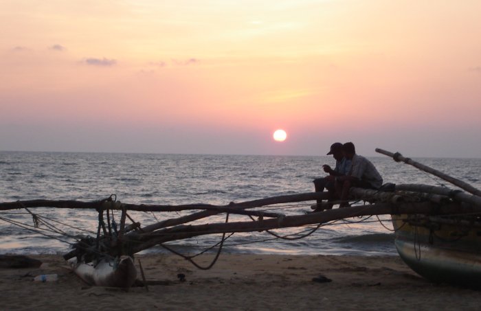 Sunset at Negombo Beach