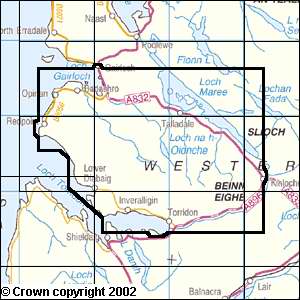 Torridon - Ben Eighe & Liathach - OS Explorer Map